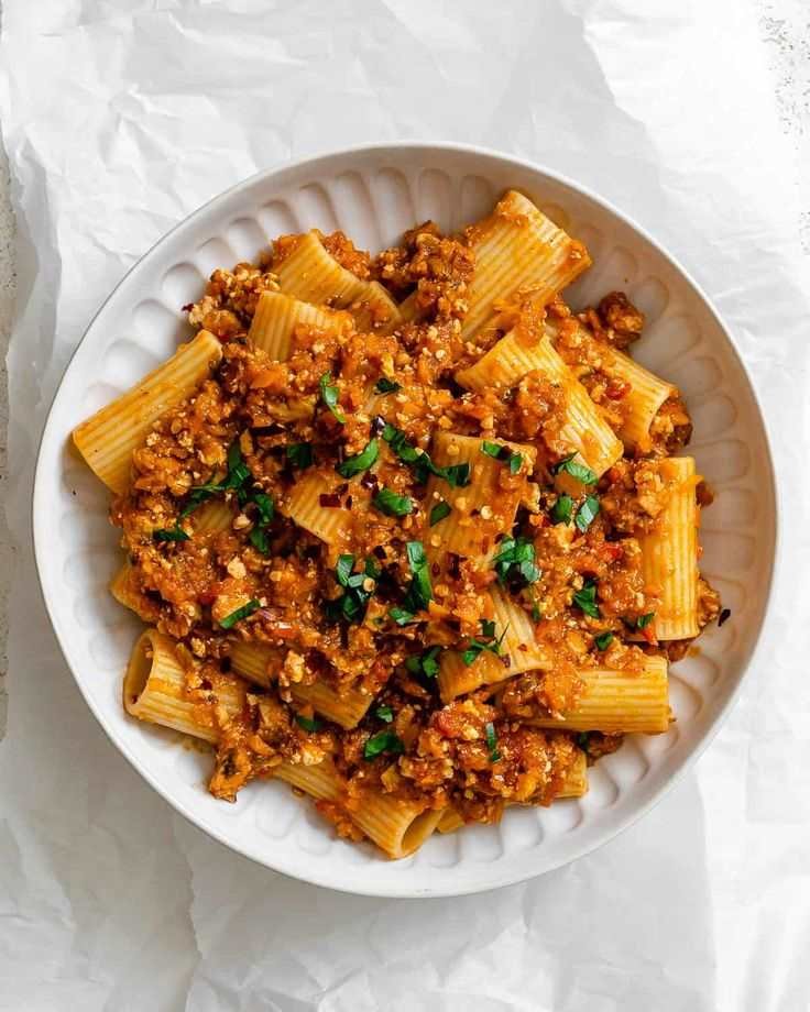 Tofu Bolognese